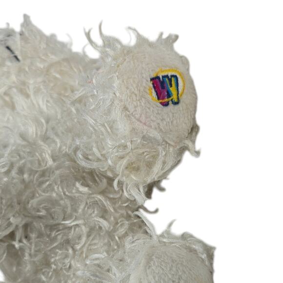 Ganz White Terrier Webkinz Puppy Dog Stuffed Animal Plush No Code 8" HM106 - Picture 7 of 8